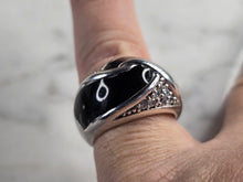 Load image into Gallery viewer, Womens Vintage Estate Sterling Silver Art Deco Style Ring 11.0g E7907