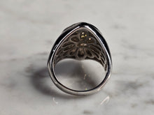 Load image into Gallery viewer, Womens Vintage Estate Sterling Silver Art Deco Style Ring 7.3g E7908