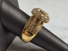 Load image into Gallery viewer, Womens Vintage Estate 10K Yellow Gold Diamond Dadwani Ring 12.4g #E7919