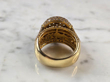 Load image into Gallery viewer, Womens Vintage Estate 10K Yellow Gold Diamond Dadwani Ring 12.4g #E7919
