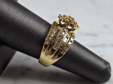Load image into Gallery viewer, Womens Vintage Estate 10K Yellow Gold Diamond Ring 6.0g #E7920