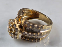 Load image into Gallery viewer, Womens Vintage Estate 10K Yellow Gold Diamond Ring 6.0g #E7920