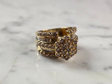 Load image into Gallery viewer, Womens Vintage Estate 10K Yellow Gold Diamond Ring 6.0g #E7920