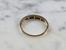 Load image into Gallery viewer, Womens Vintage Estate 10k Yellow Gold Diamond Ring 0.9g #E7921