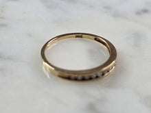 Load image into Gallery viewer, Womens Vintage Estate 10k Yellow Gold Diamond Ring 0.9g #E7921