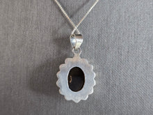 Load image into Gallery viewer, Womens Vintage Estate Sterling Silver Smokey Quartz Pendant Necklace 9.3g E7922