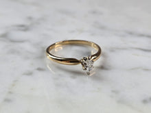 Load image into Gallery viewer, Womens Vintage Estate 14k Gold Marquise Diamond Engagement Ring 1.9g #E7930