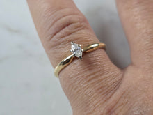 Load image into Gallery viewer, Womens Vintage Estate 14k Gold Marquise Diamond Engagement Ring 1.9g #E7930