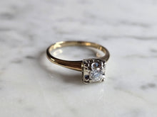 Load image into Gallery viewer, Womens Vintage Estate 14k Yellow Gold Diamond Ring 2.7g E7931
