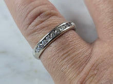 Load image into Gallery viewer, Womens Vintage Estate 14K White Gold Diamond Ring, 3.6g E7933