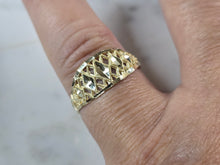 Load image into Gallery viewer, Womens 10K Yellow Gold Modernist Filigree Ring 1.4g E7940