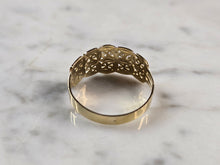 Load image into Gallery viewer, Womens 10K Yellow Gold Modernist Filigree Ring 1.5g E7941
