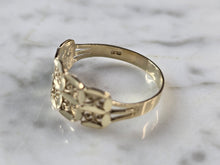Load image into Gallery viewer, Womens 10K Yellow Gold Modernist Filigree Ring 1.5g E7941