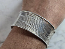 Load image into Gallery viewer, Womens Vintage Estate Sterling Silver Modernist Bracelet 38.1g E7956
