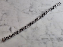 Load image into Gallery viewer, Womens Vintage Estate Sterling Silver Sapphire Bracelet 25.0g #E7959