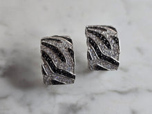 Load image into Gallery viewer, Womens Estate Sterling Silver Deco Earrings 13.6g E7965