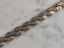 Load image into Gallery viewer, Womens Vintage Estate 14K Gold Diamond Tennis Bracelet 16.7g E7970