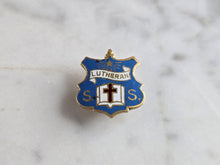 Load image into Gallery viewer, Vintage Estate Sterling Silver Lutheran Church Sunday School Pin 1.7g E7976