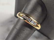 Load image into Gallery viewer, Mens Vintage Estate 14K Yellow Gold Diamond Ring 6.4g E7980