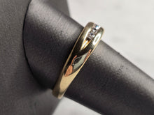 Load image into Gallery viewer, Mens Vintage Estate 14K Yellow Gold Diamond Ring 6.4g E7980