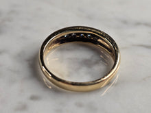Load image into Gallery viewer, Mens Vintage Estate 14K Yellow Gold Diamond Ring 6.4g E7980