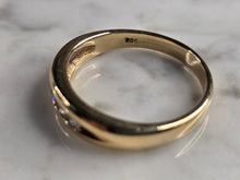 Load image into Gallery viewer, Mens Vintage Estate 14K Yellow Gold Diamond Ring 6.4g E7980