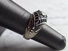 Load image into Gallery viewer, Womens Vintage Estate Sterling Silver Modernist Ring 7.1g E7984