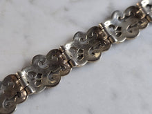 Load image into Gallery viewer, Womens Vintage Estate Sterling Silver Modernist Link Bracelet 26.0g E7988