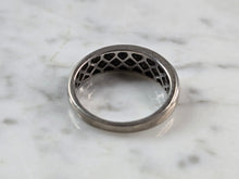 Load image into Gallery viewer, Mens Vintage Estate Sterling Silver Religious Cross Ring 5.1g E7989