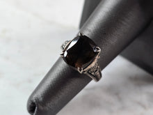 Load image into Gallery viewer, Womens Vintage Estate Sterling Silver Smoky Quartz Ring 5.8g E7994