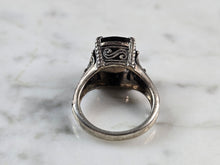 Load image into Gallery viewer, Womens Vintage Estate Sterling Silver Smoky Quartz Ring 5.8g E7994