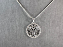 Load image into Gallery viewer, Womens Vintage Sterling Silver Tree Of Life Pendant Necklace 7.4g E7997