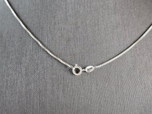 Load image into Gallery viewer, Womens Vintage Estate Sterling Silver CZ Pendant w/ Necklace 10.3g E812