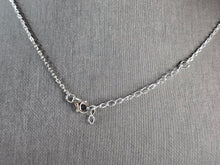 Load image into Gallery viewer, Womens Sterling Silver Opal Tsunami Wave Pendant Necklace 4.0g E836