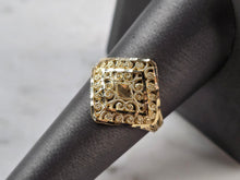 Load image into Gallery viewer, Womens 10K Yellow Gold Modernist Filigree Ring 1.6g E851