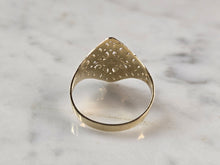 Load image into Gallery viewer, Womens 10K Yellow Gold Modernist Filigree Ring 1.6g E851