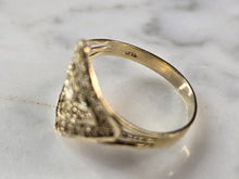 Load image into Gallery viewer, Womens 10K Yellow Gold Modernist Filigree Ring 1.6g E851