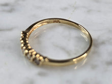 Load image into Gallery viewer, Womens Vintage Estate 14K Yellow Gold Diamond Ring 1.8g #E864