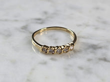 Load image into Gallery viewer, Womens Vintage Estate 14K Yellow Gold Diamond Ring 1.8g #E864