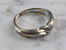 Load image into Gallery viewer, Mens Vintage Estate 10k White Gold Diamond Ring 4.2g E872