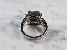 Load image into Gallery viewer, Womens Sterling Silver Modernist Blue Opal Mystic Topaz Ring 6.3g E879