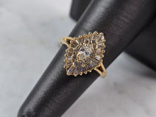 Load image into Gallery viewer, Womens Vintage Estate 14K Yellow Gold 2.4ct Diamond Ring 6.0g E912