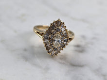 Load image into Gallery viewer, Womens Vintage Estate 14K Yellow Gold 2.4ct Diamond Ring 6.0g E912