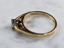 Load image into Gallery viewer, Womens Vintage Estate 14k Yellow Gold Diamond Engagement Ring 3.1g  #E914