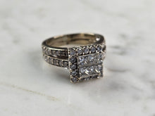 Load image into Gallery viewer, Womens Vintage Estate 14K White Gold 1.88cts Diamond Ring 6.9g E918