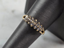 Load image into Gallery viewer, Womens Vintage Estate 14K Yellow Gold Diamond Cluster Ring 3.3g  #E942