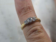 Load image into Gallery viewer, Womens Vintage Estate 14K Yellow Gold Diamond Ring, 3.4g E946