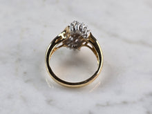 Load image into Gallery viewer, Amazing Womens Vintage Estate 14K Yellow Gold Diamond Cluster Ring 5.0g #E947