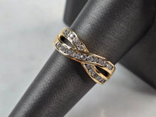 Load image into Gallery viewer, Womens Vintage Estate 14K Yellow Gold Diamond Ring 4.1g E968