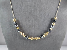 Load image into Gallery viewer, Vintage Estate 14K Yellow Gold Chain Necklace W/ Gold Balls, 10.0g E992